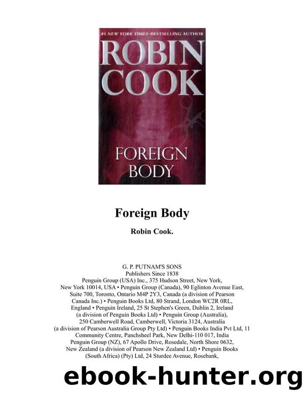 Robin Cook - Jack Stapleton 08 by Foreign Body