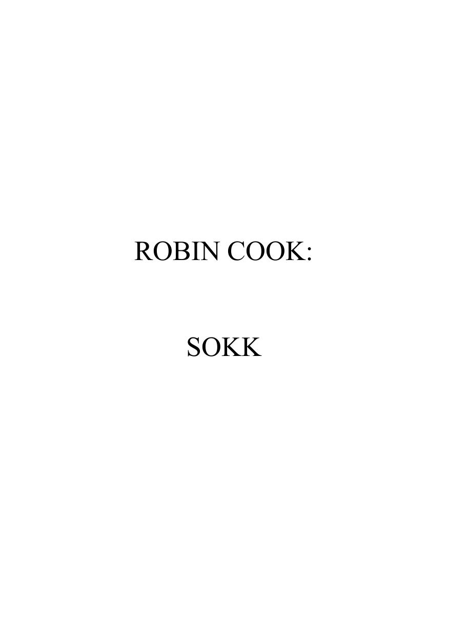 Robin Cook by Sokk