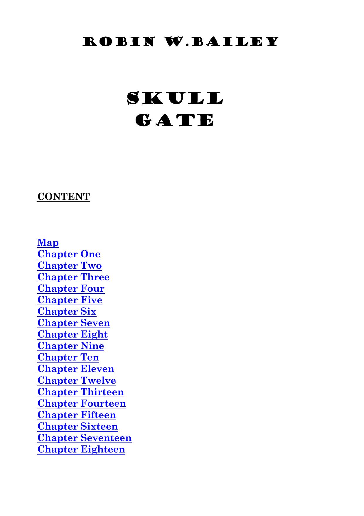 Robin Wayne Bailey - Frost 2 by Skull Gate