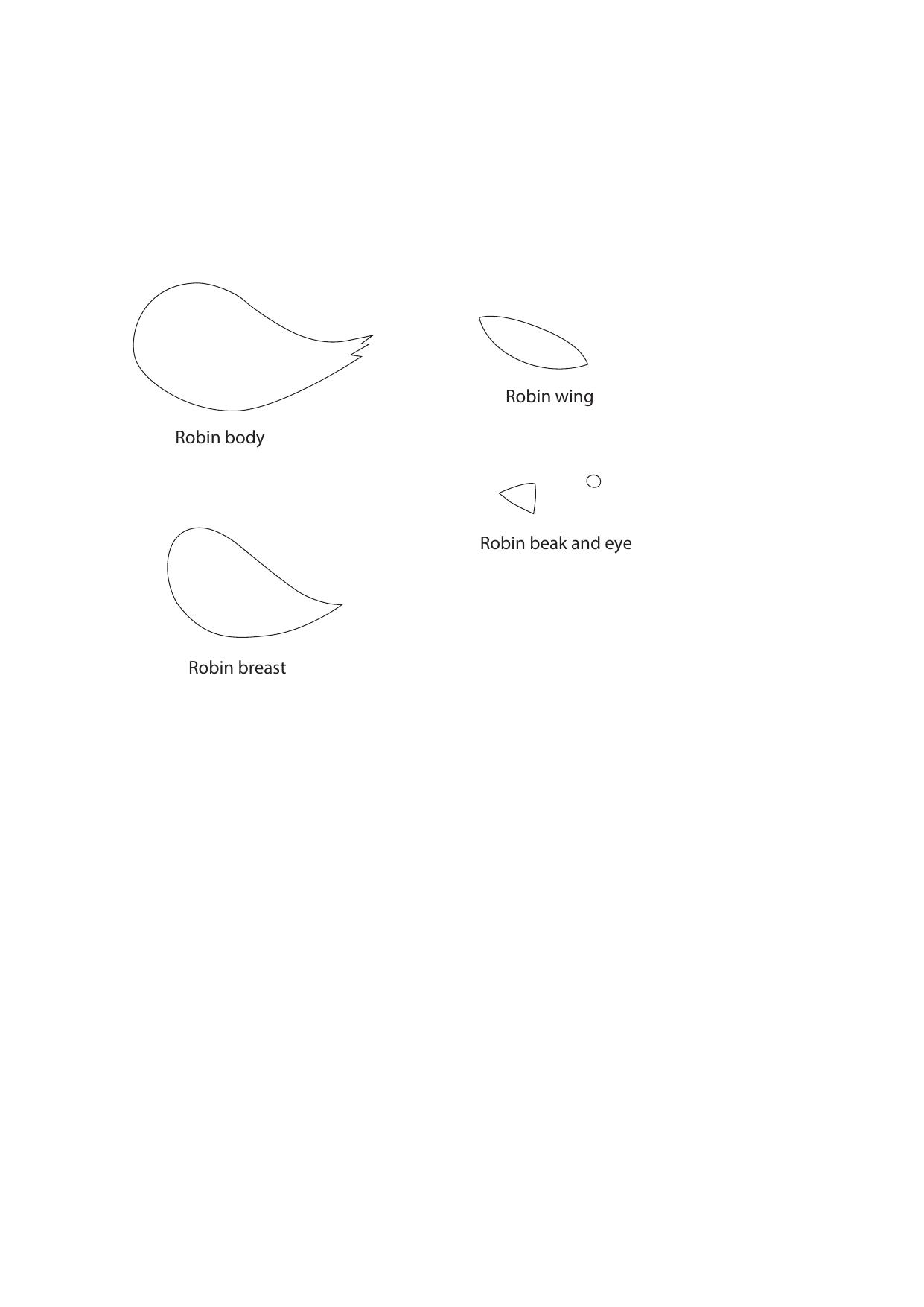 Robin template by Unknown