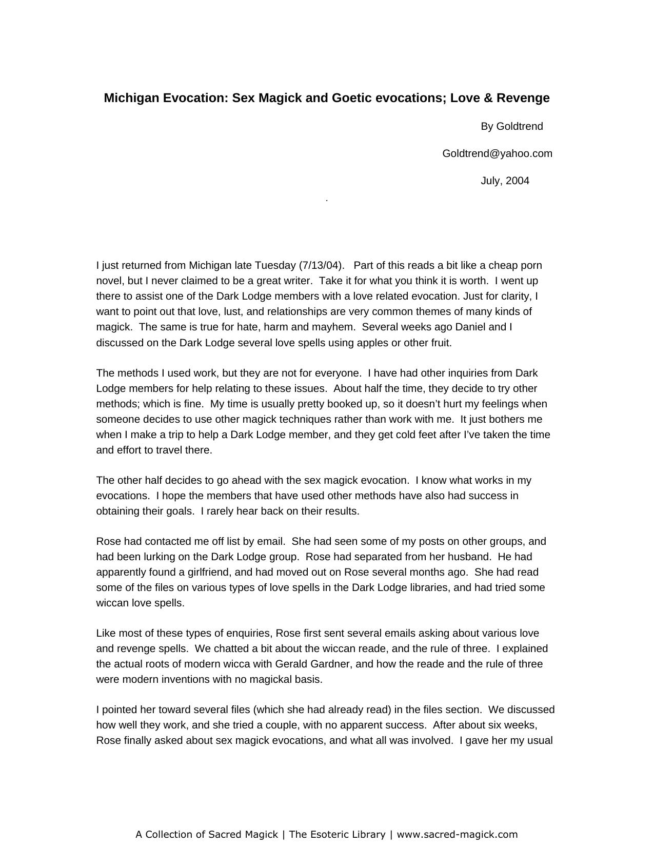 Robin, by Sacred Magick