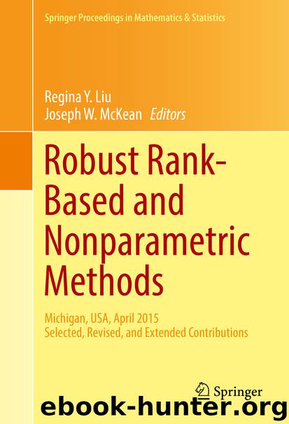 Robust Rank-Based and Nonparametric Methods by Regina Y. Liu & Joseph W. McKean