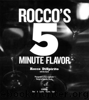 Rocco’s 5 Minute Flavor by Rocco DiSpirito