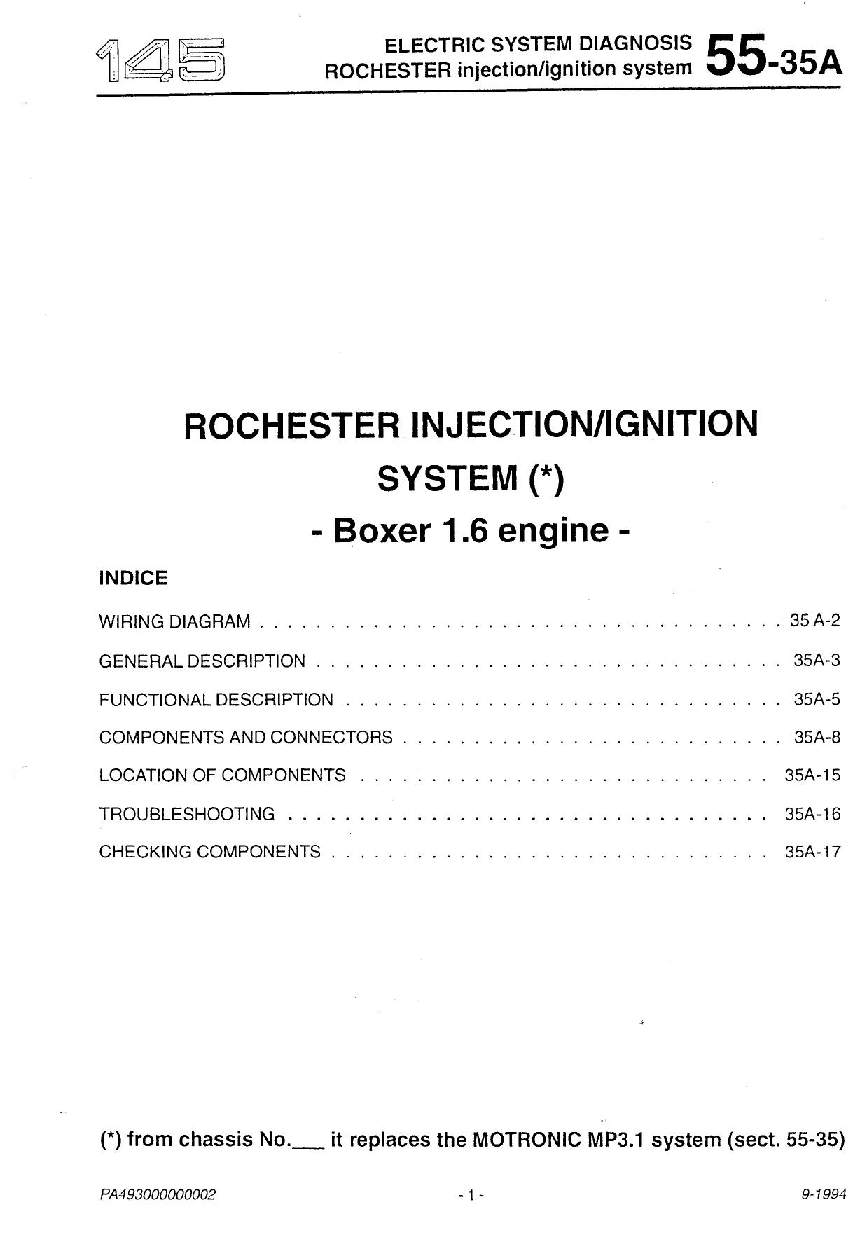 Rochester Injection and Ignition by ADAM CARTER