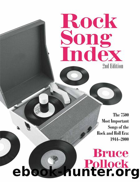 Rock Song Index by Pollock Bruce;