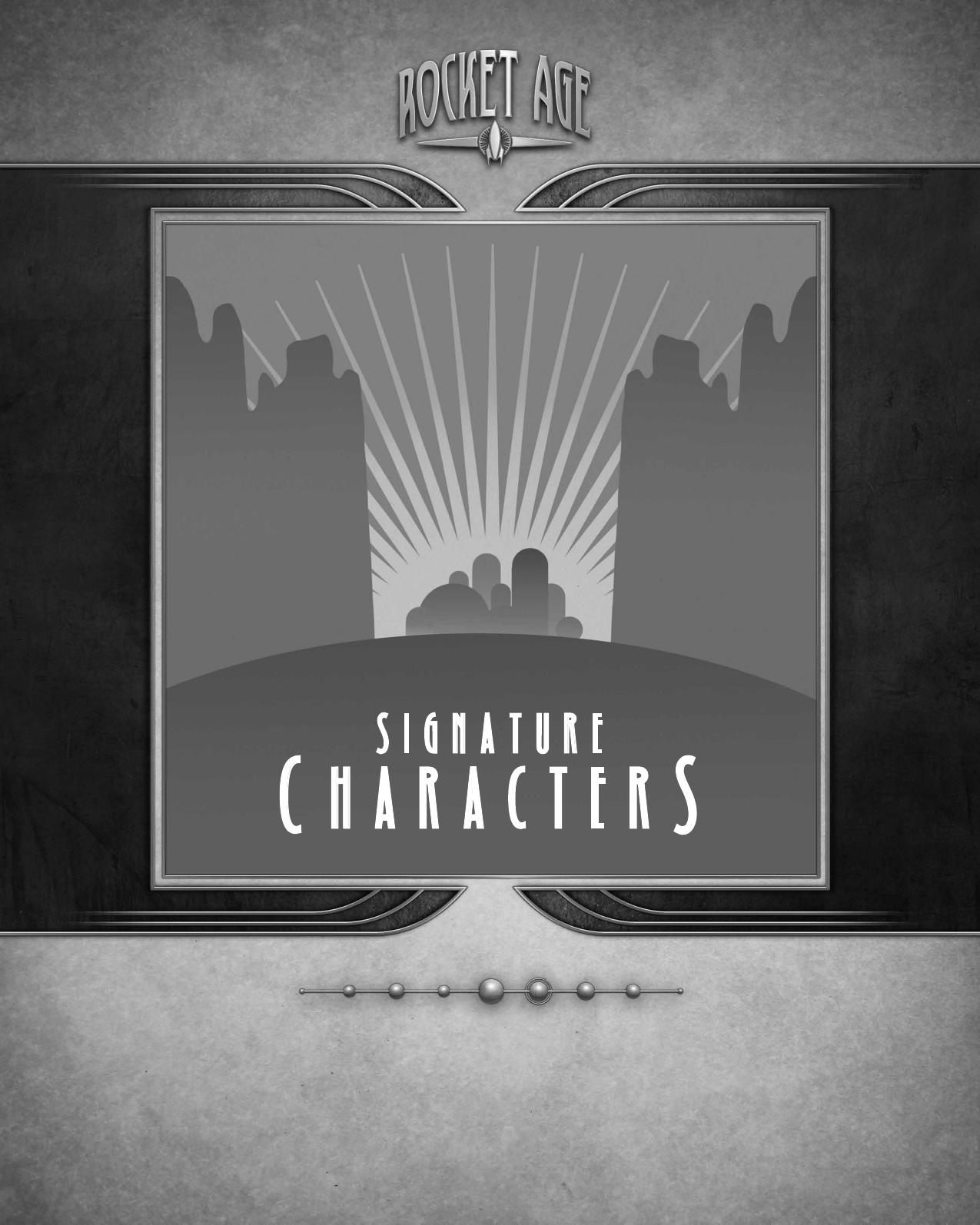 Rocket Age - The Lost City of the Ancients by Signature Characters