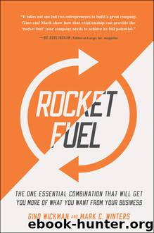 Rocket Fuel: The One Essential Combination That Will Get You More of What You Want from Your Business by Gino Wickman & Mark C. Winters