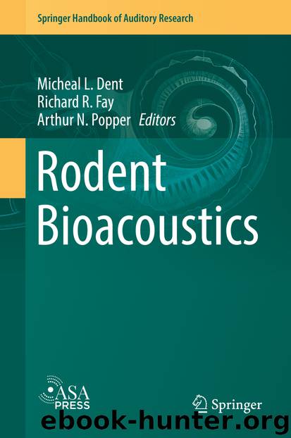 Rodent Bioacoustics by Micheal L. Dent & Richard R. Fay & Arthur N. Popper
