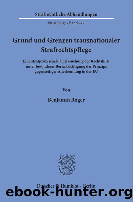 Roger by Strafrechtliche Abhandlungen. Neue Folge (9783428547456)