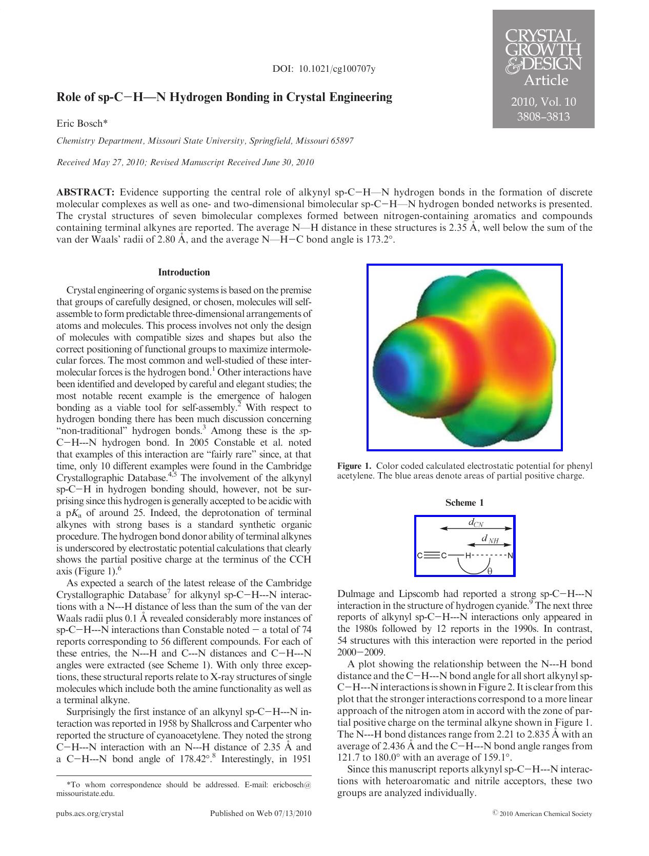 Role of sp-CH---N Hydrogen Bonding in Crystal Engineering by Unknown
