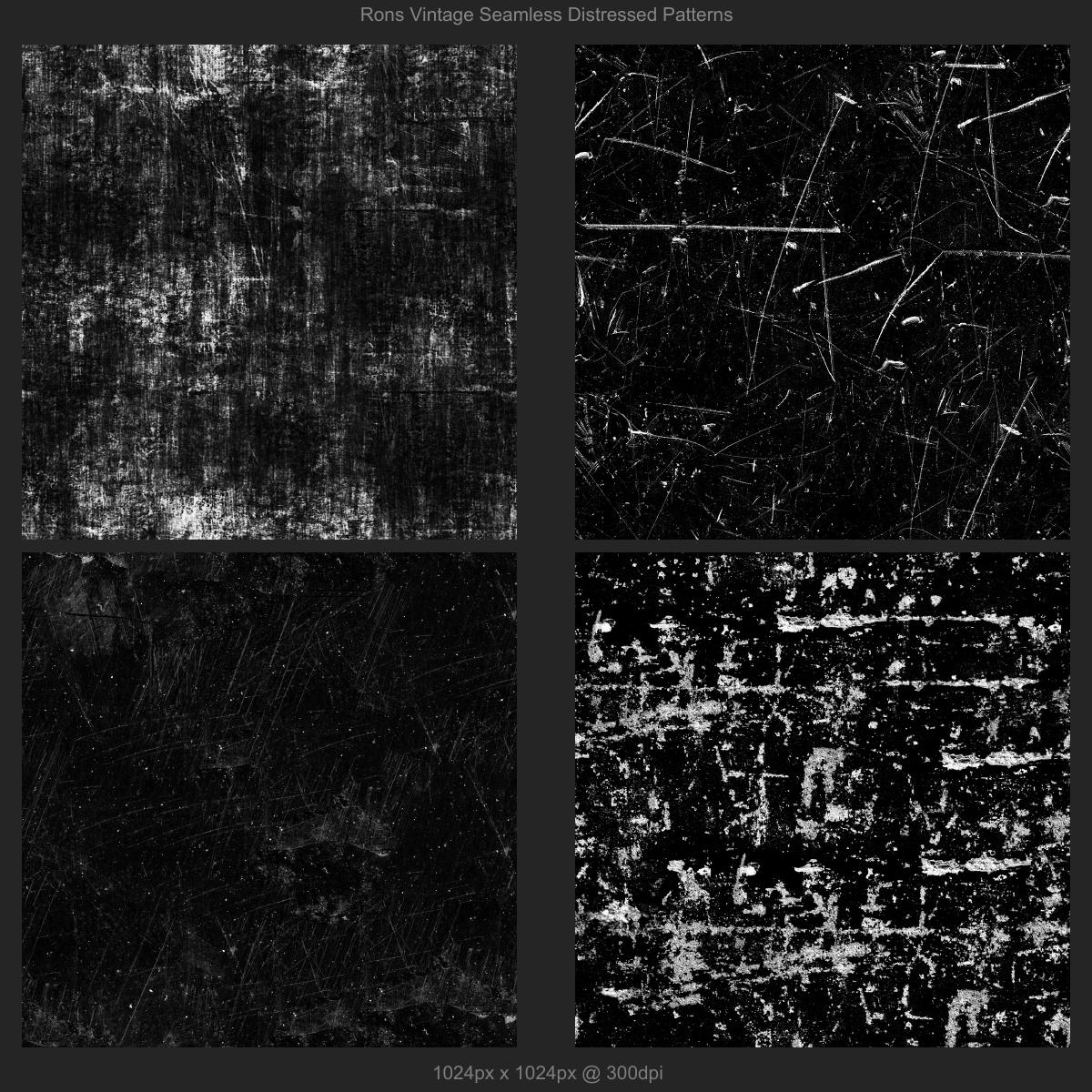 Rons Vintage Seamless Distressed Patterns by Unknown
