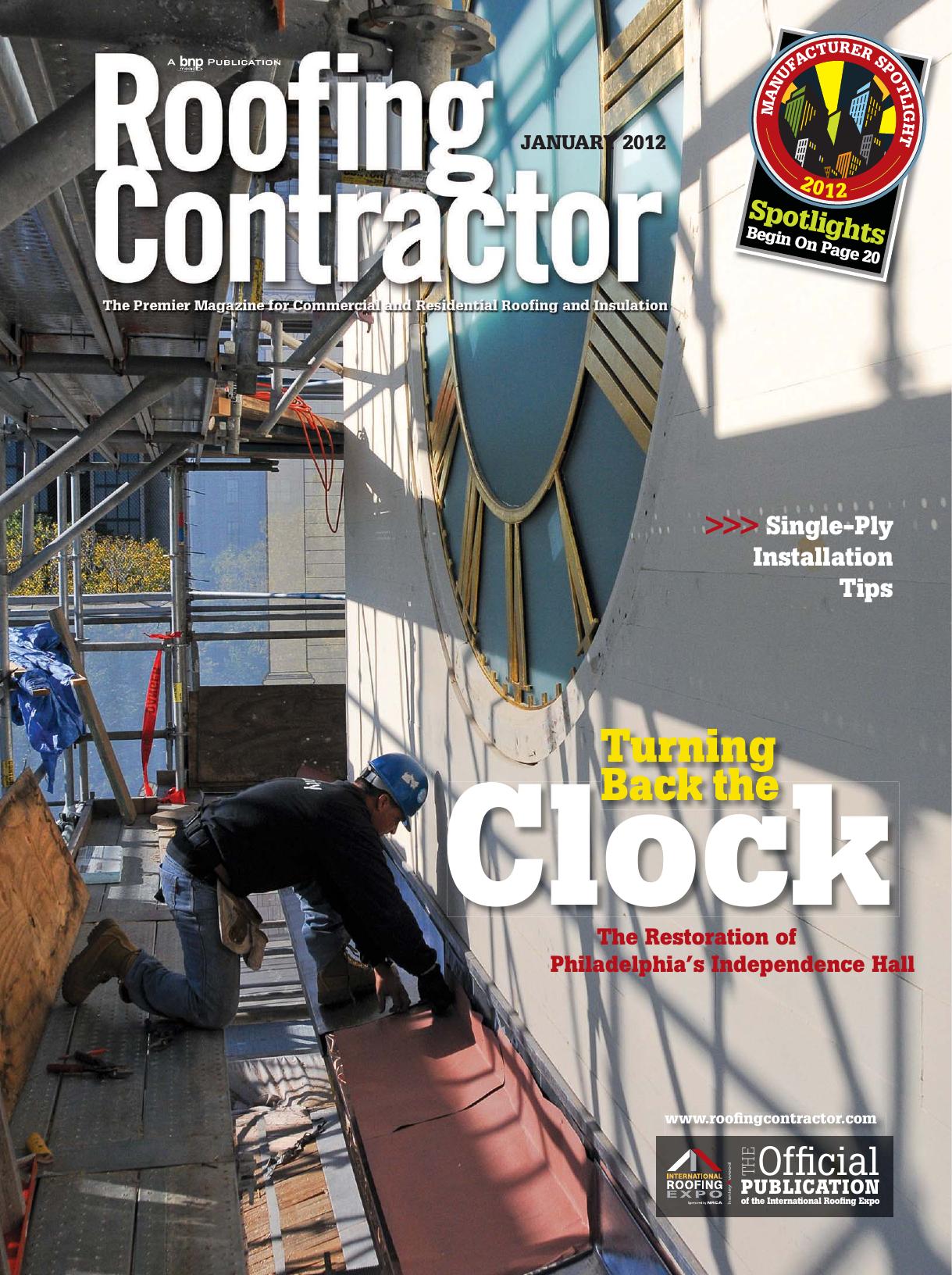 Roofing Contractor January 2012 by Chris King