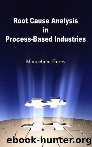 Root Cause Analysis In Process-Based Industries by Horev Menachem