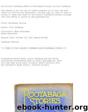 Rootabaga Stories by Carl Sandburg