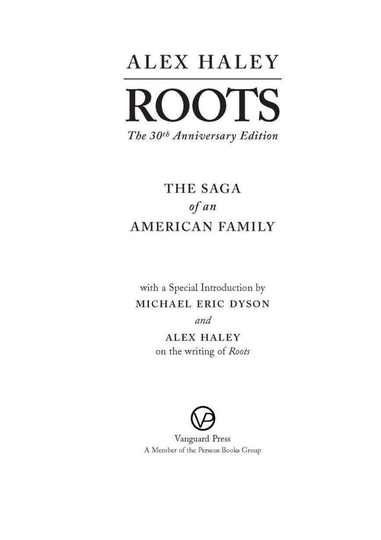Roots by Alex Haley