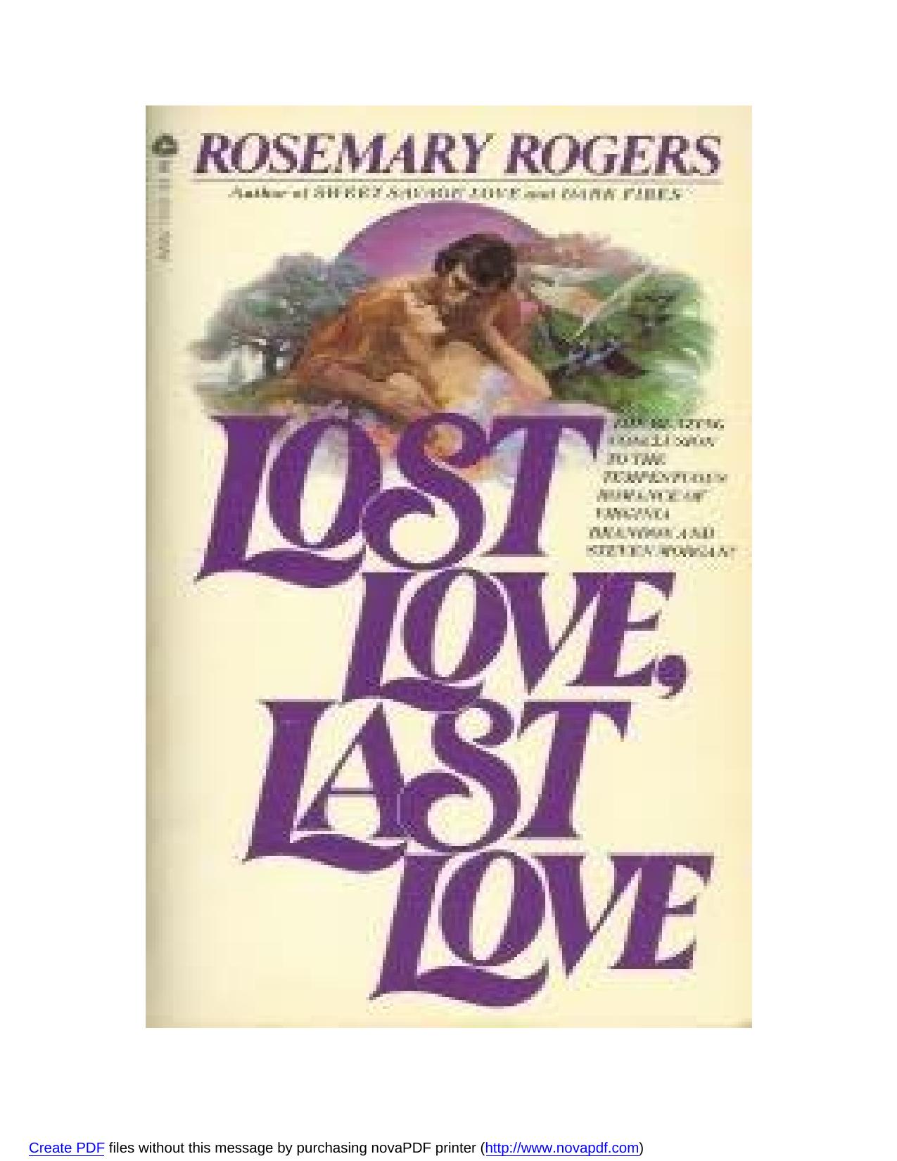 Rosemary Rogers - Morgan Challenger 5 - Lost Love, Last Love.wps by Crystal & Billy