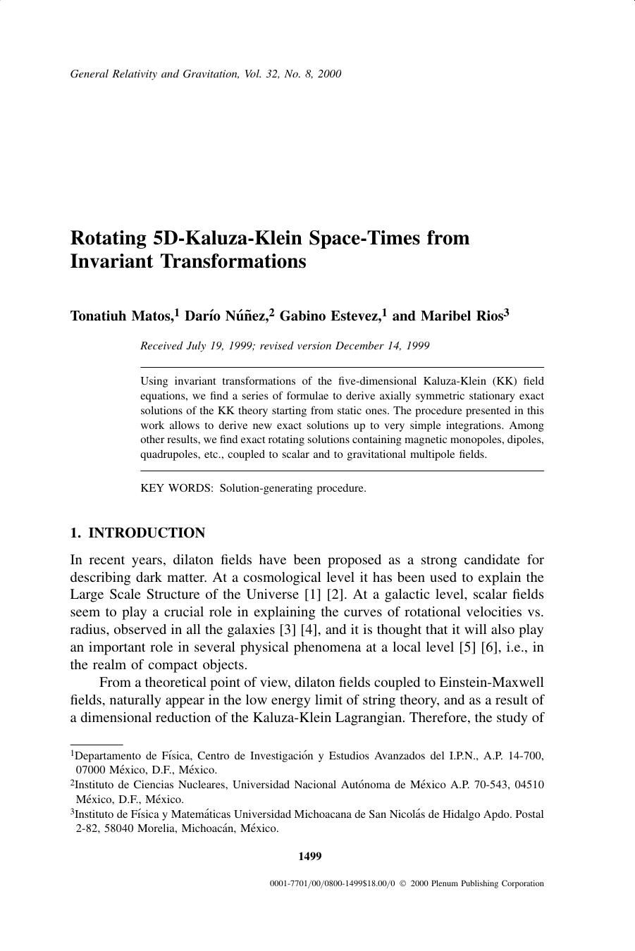 Rotating 5D-Kaluza-Klein Space-Times from Invariant Transformations by Unknown
