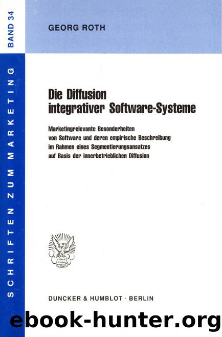 Roth by Die Diffusion integrativer Software-Systeme (9783428476305)