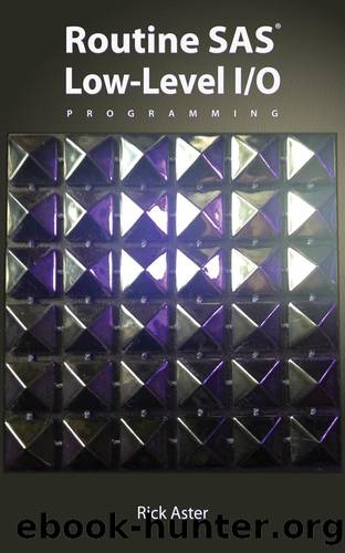 Routine SAS Low-Level IO Programming by Aster Rick