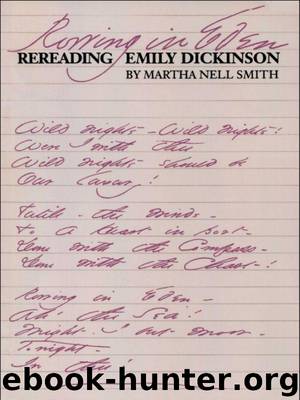 Rowing in Eden: Rereading Emily Dickinson by Smith Martha Nell
