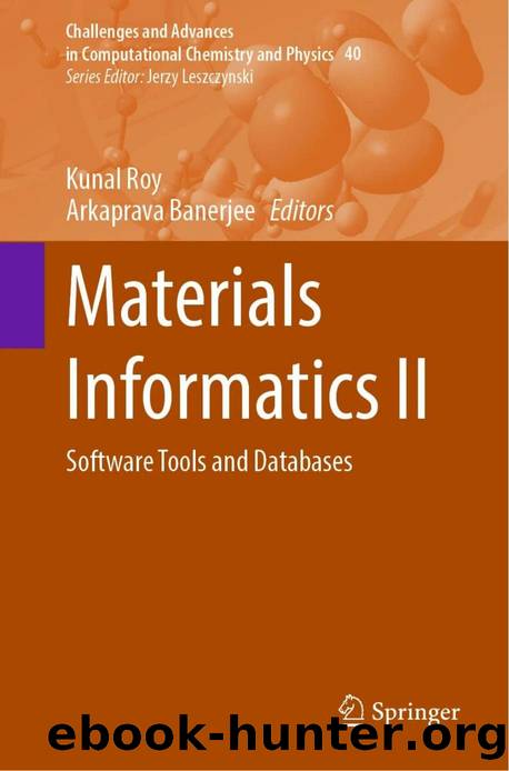 Roy K. Materials Informatics II. Software Tools and Databases 2025 by Unknown