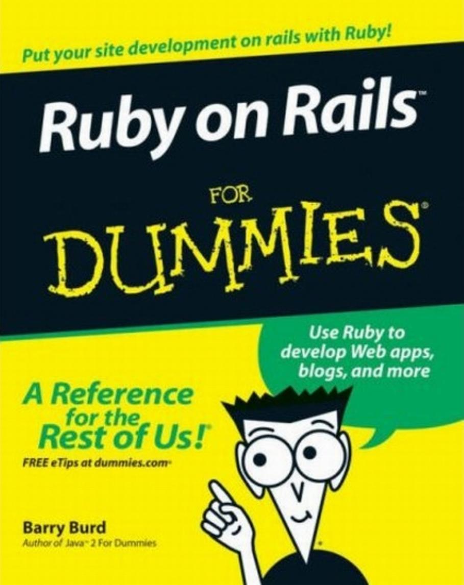 Ruby on Rails for Dummies by Barry Burd