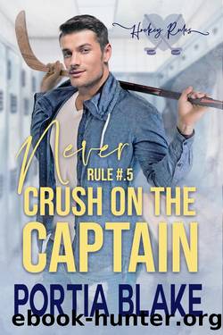 Rule #.5: Never Crush on the Captain: A Single Dad MM Hockey Romance (Hockey Rules) by Portia Blake