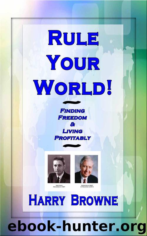 Rule Your World! Finding Freedom & Living Profitably by Harry Browne