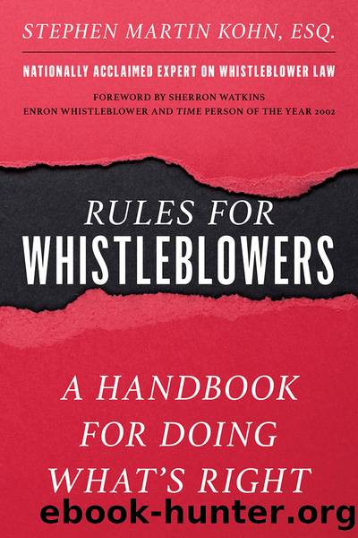 Rules for Whistleblowers by Stephen M. Kohn