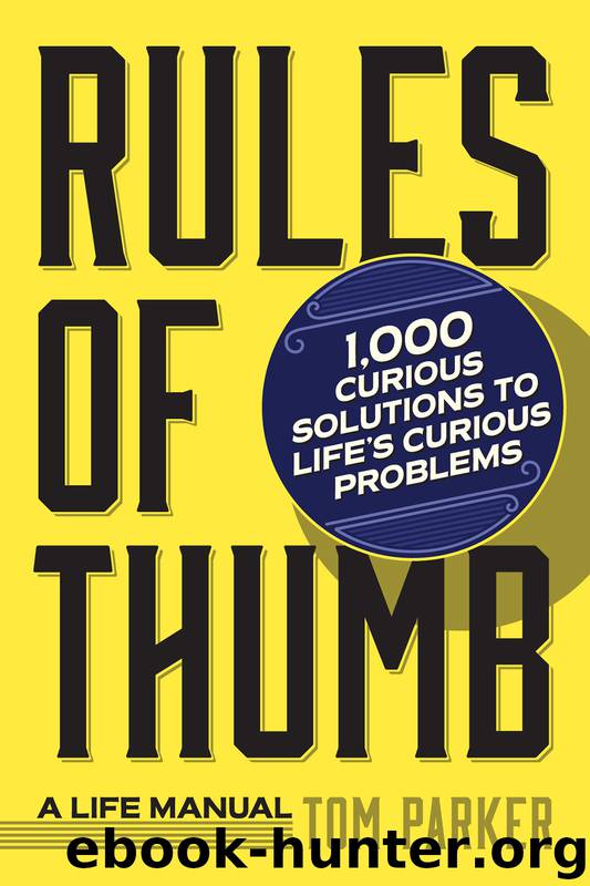 Rules of Thumb by Tom Parker