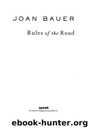 Rules of the Road by Joan Bauer