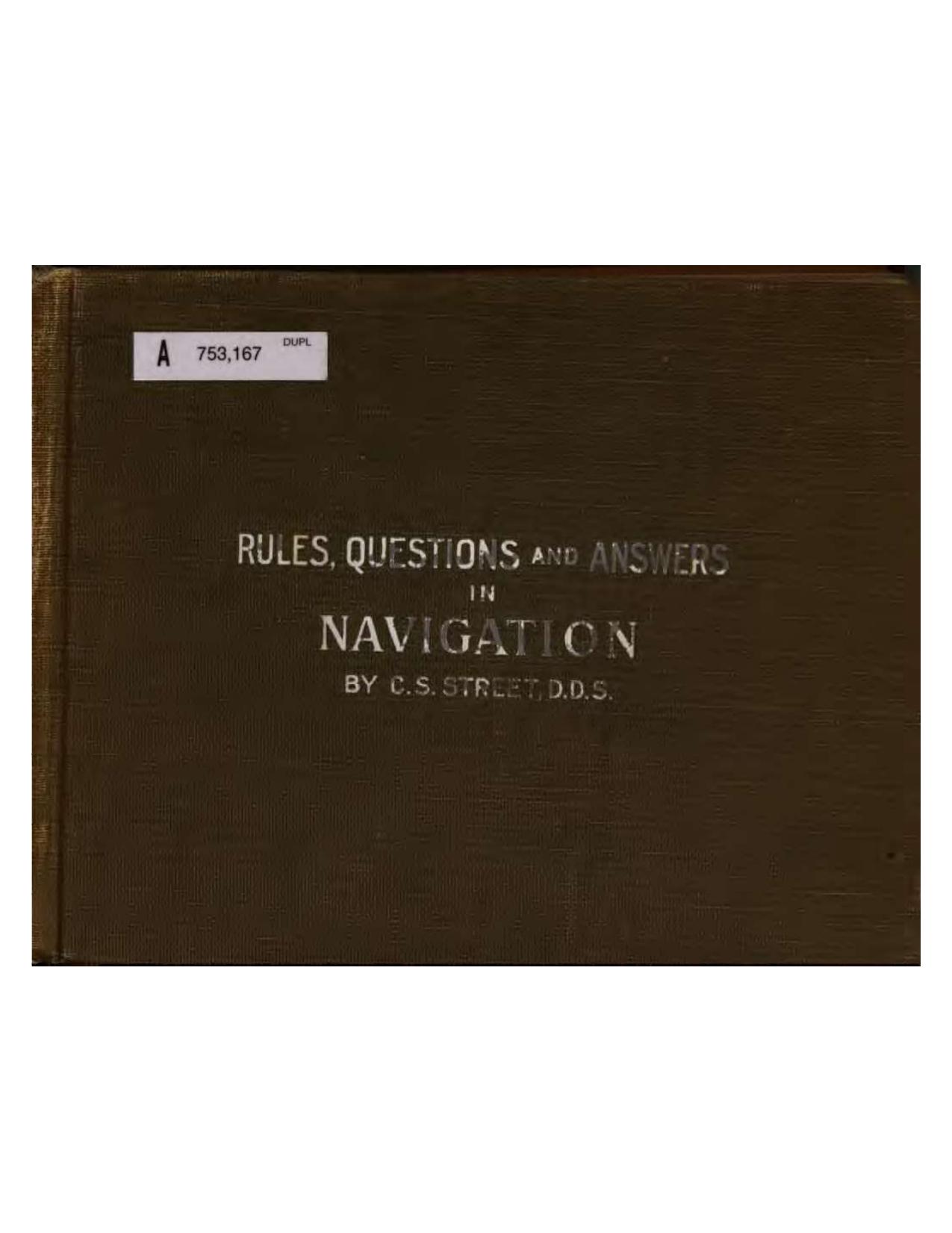 Rules, Questions and Answers in Navigation.pdf by Amit Ashank