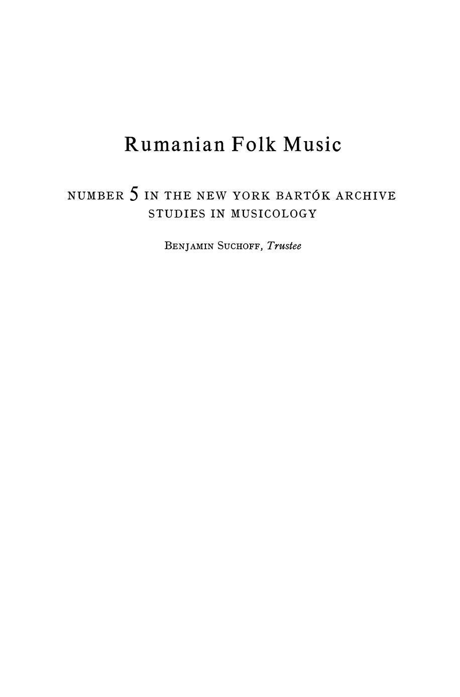 Rumanian Folk Music: Carols and Christmas Songs (Colinde) by Béla Bartók (auth.) Benjamin Suchoff (eds.)