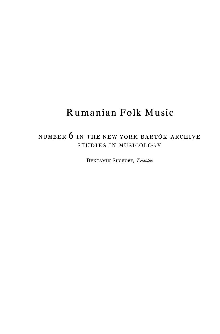 Rumanian Folk Music: MaramureÅ County by Béla Bartók (auth.) Benjamin Suchoff (eds.)