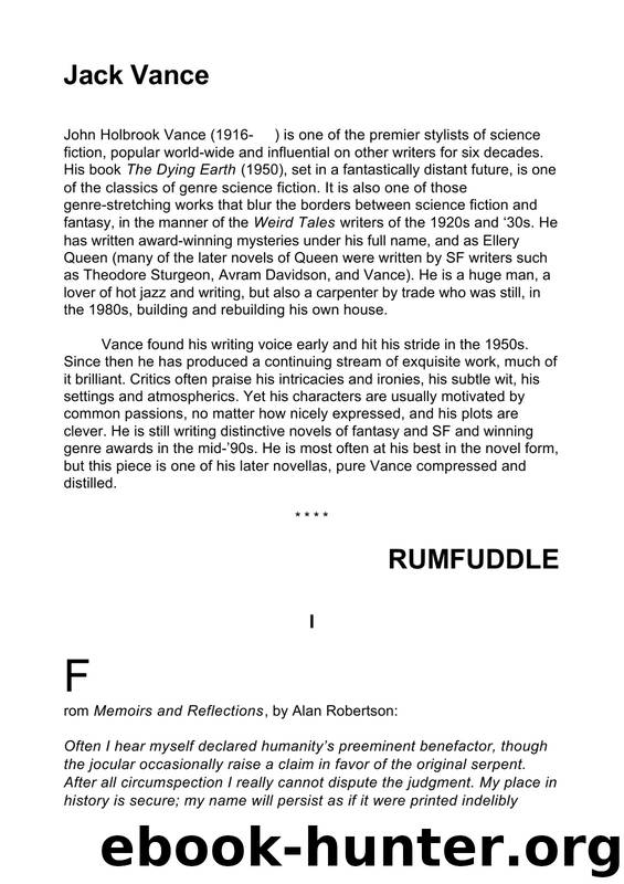 Rumfuddle by Jack Vance