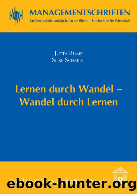 Rump by Lernen durch Wandel – Wandel durch Lernen (9783896449320)
