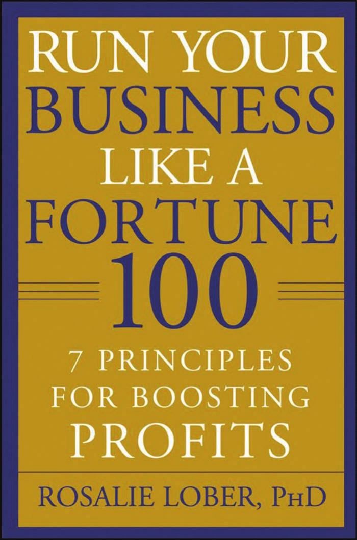 Run Your Business Like a Fortune 100: 7 Principles for Boosting PROFITS by Rosalie Lober