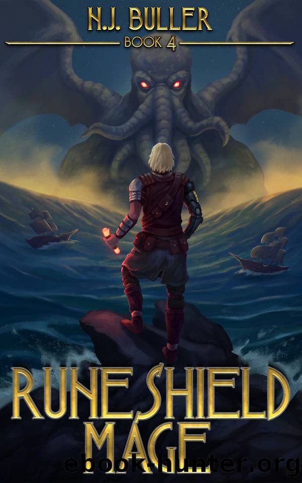 Runeshield Mage 4: A LitRPG Fantasy Adventure by NJ Buller
