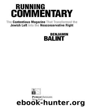 Running Commentary by Balint Benjamin.;