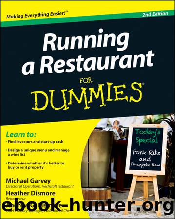 Running a Restaurant For Dummies by Michael Garvey