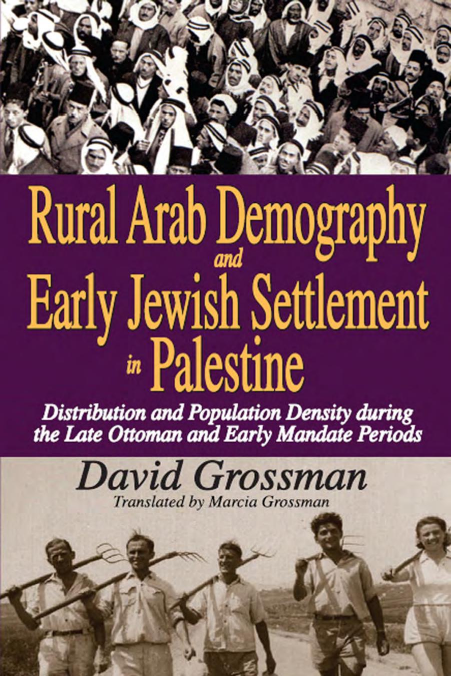 Rural Arab Demography and Early Jewish Settlement in Palestine: Distribution and Population Density During the Late Ottoman and Early Mandate Periods by David Grossman; Marcia Grossman