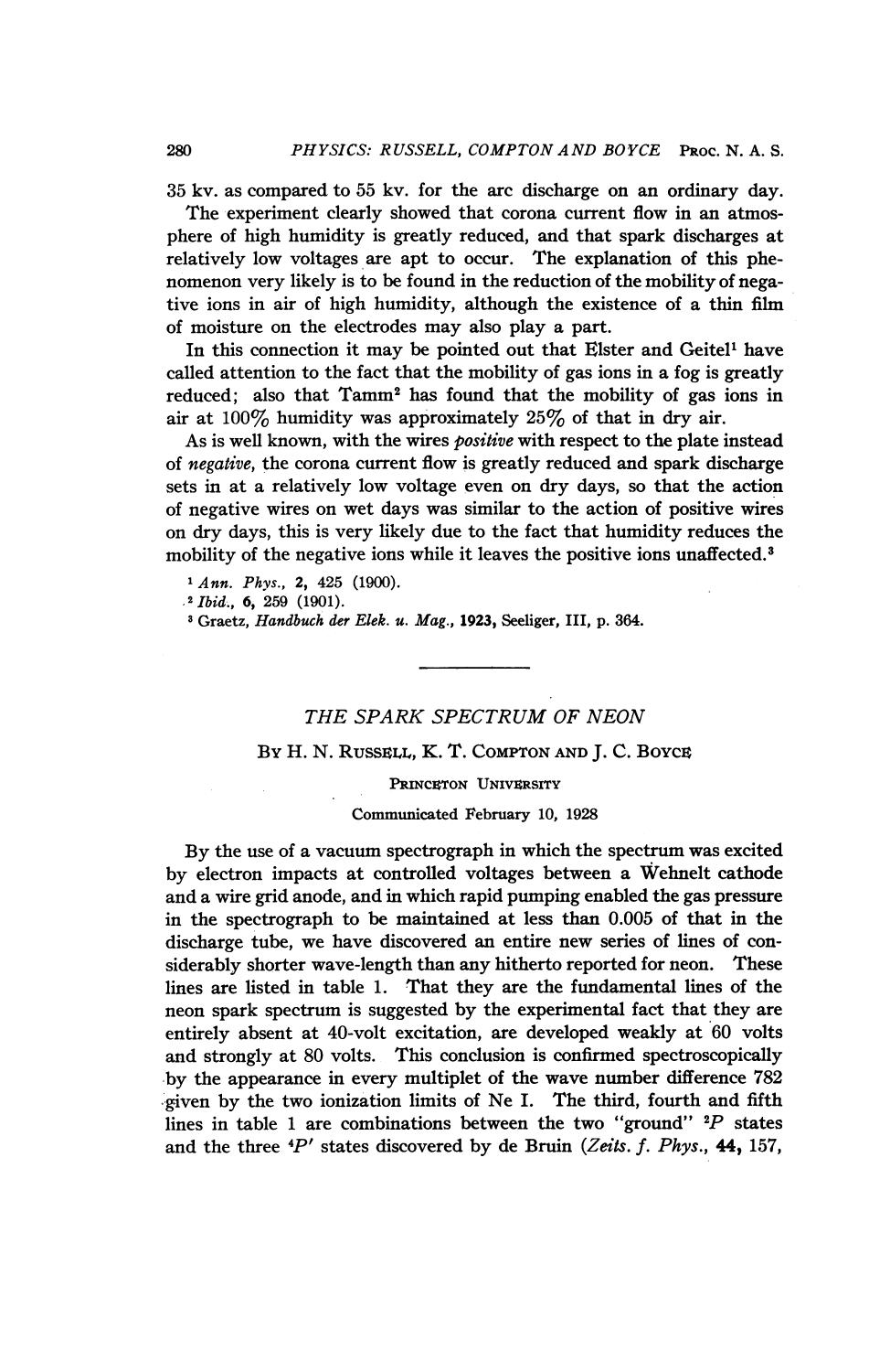 Russell H. N. by The Spark Spectrum of Neon (1928)(4s)