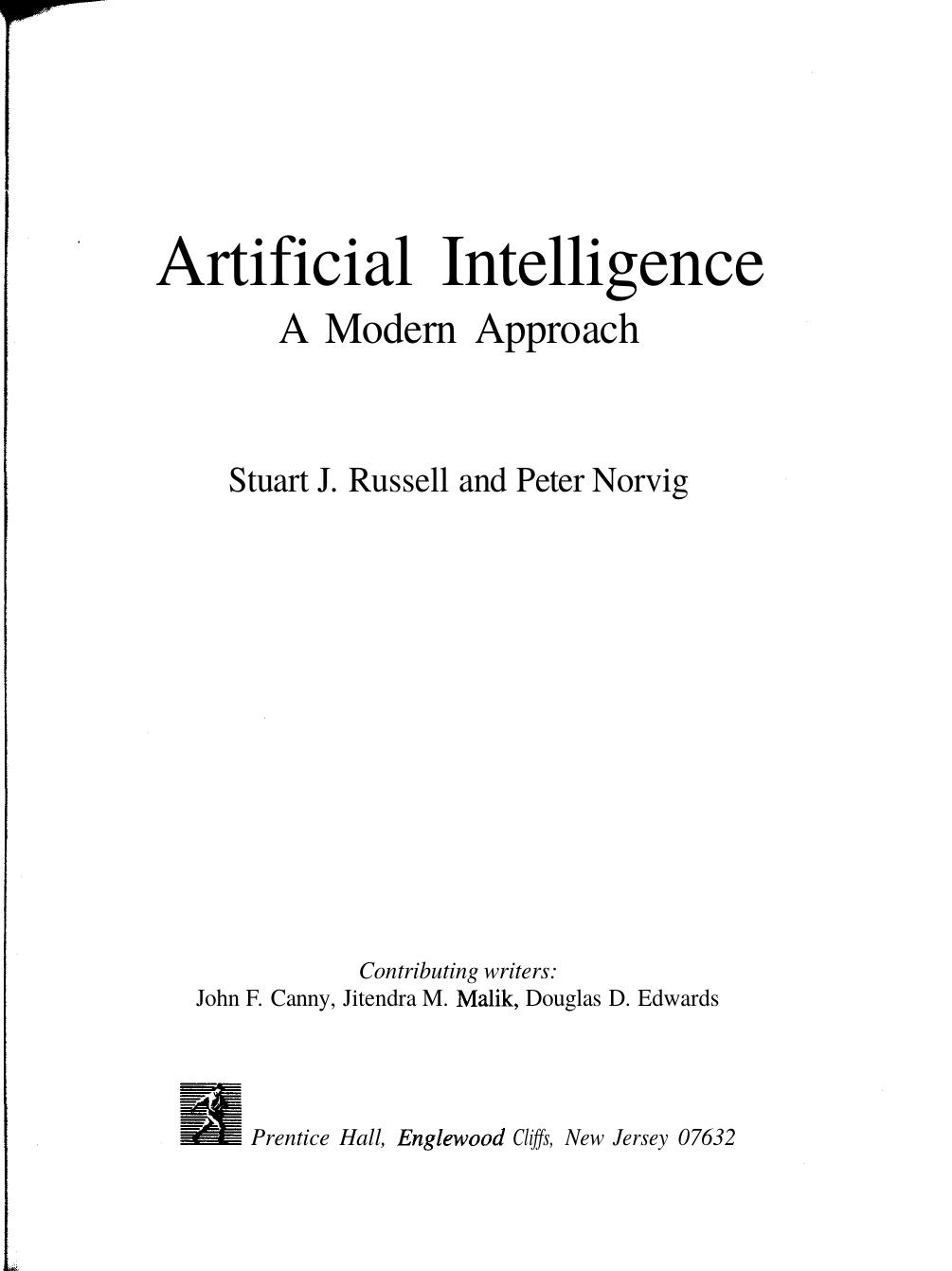 Russell,Norvig - AI - Artificial Intelligence A Modern Approach by 2nd Edition