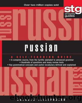 Russian A Self Teaching Guide by Unknown
