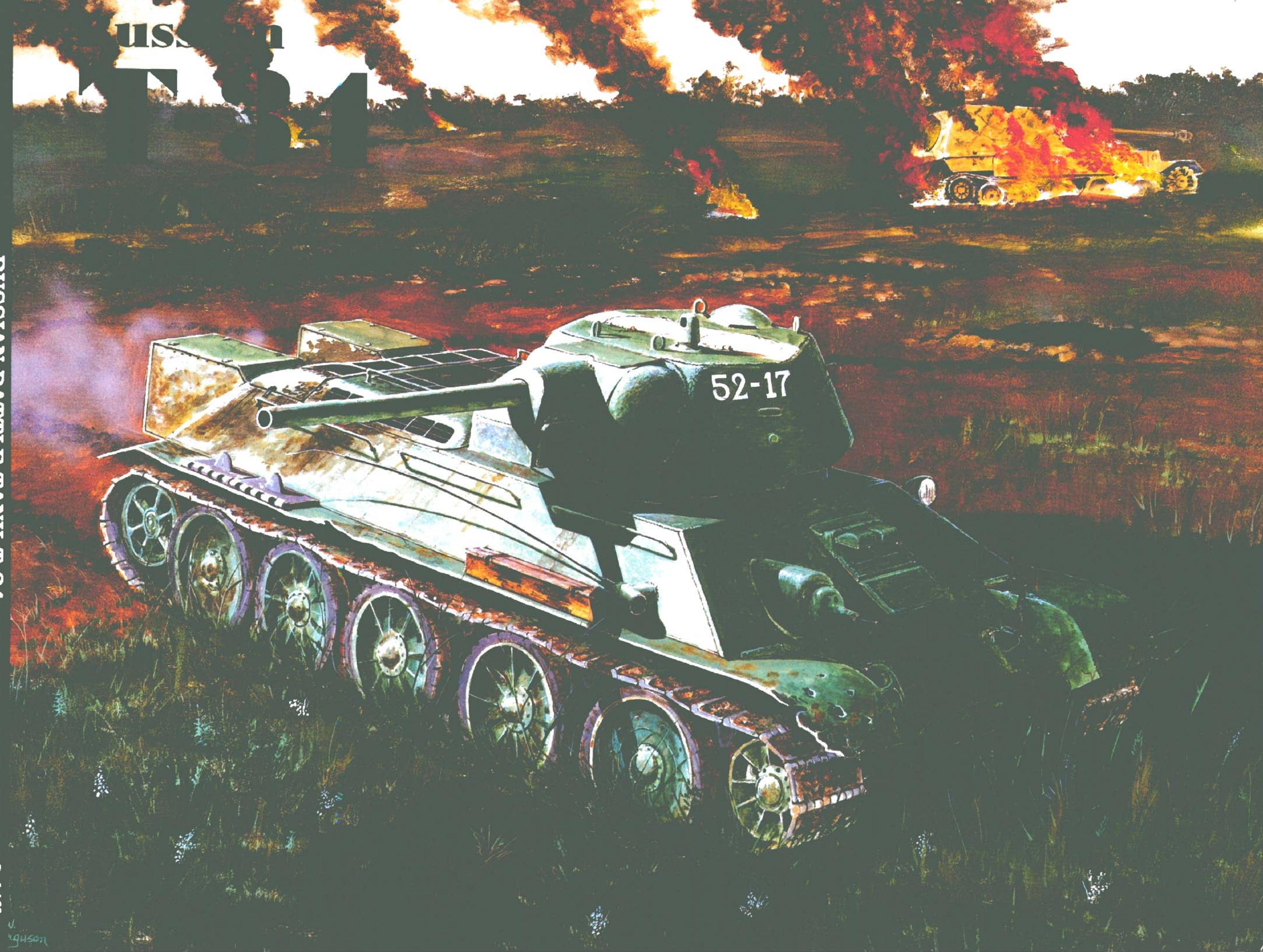 Russian T-34 Battle Tank. by Horst Scheibert