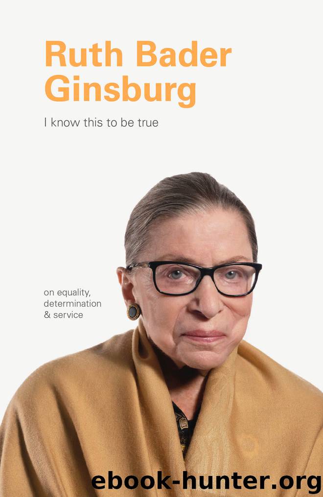 Ruth Bader Ginsburg by Geoff Blackwell