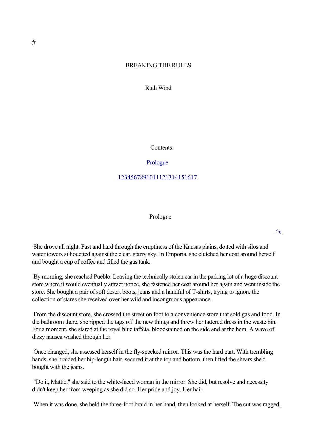 Ruth Wind by Breaking The Rules