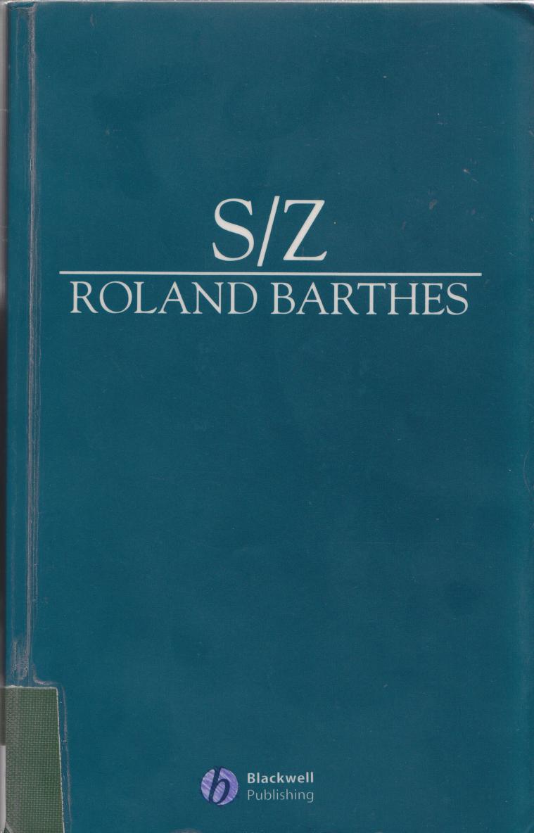 S Z by Roland Barthes