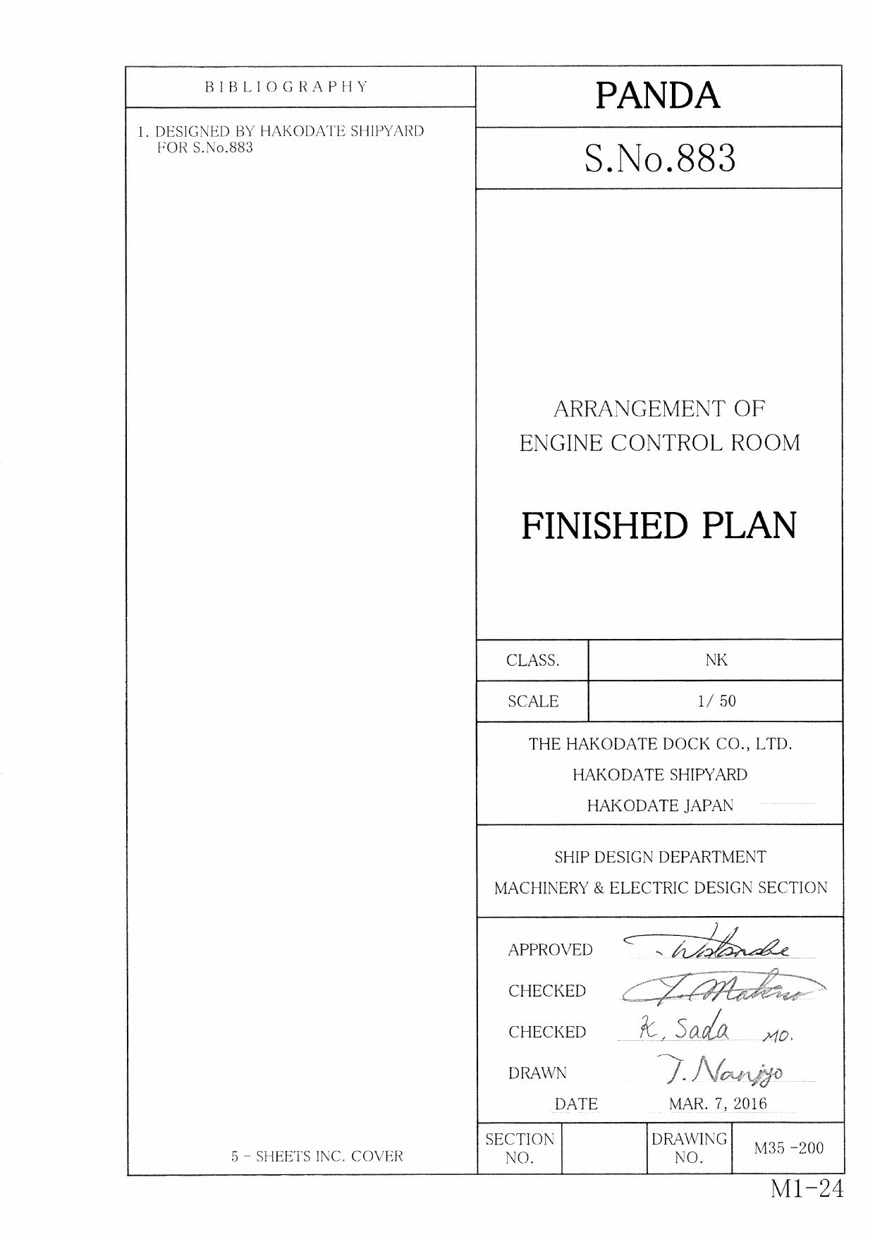 S883(M1-24)-ARRANGEMENT OF ENGINE CONTROL ROOM by KONICA MINOLTA bizhub PRO 951