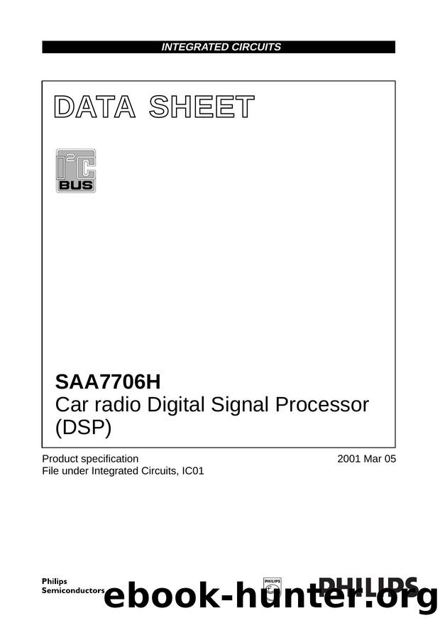 SAA7706H Car radio Digital Signal Processor (DSP) by Philips Semiconductors